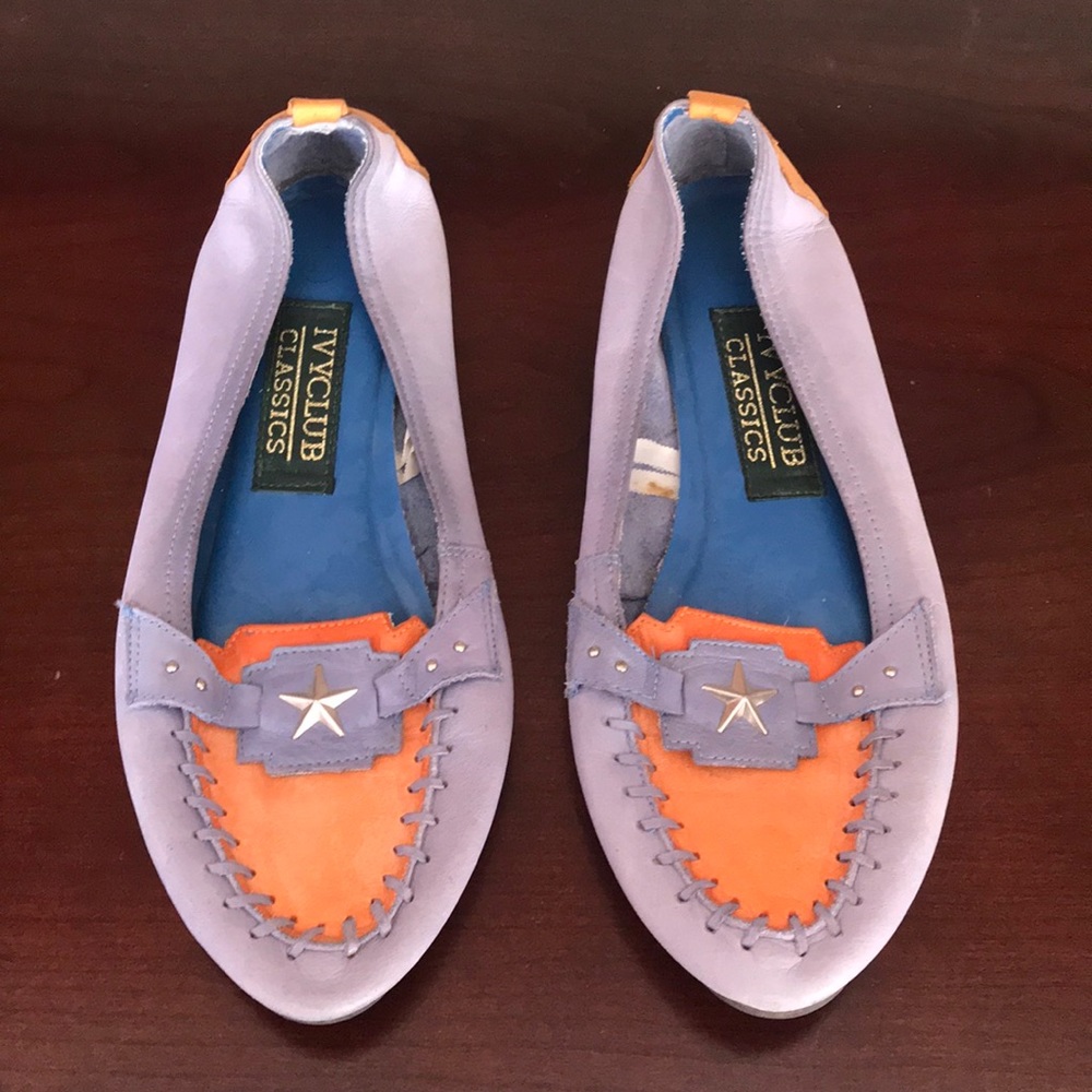 Ivy Club Classics 8.5 Moccasin Flats Slippers Cute